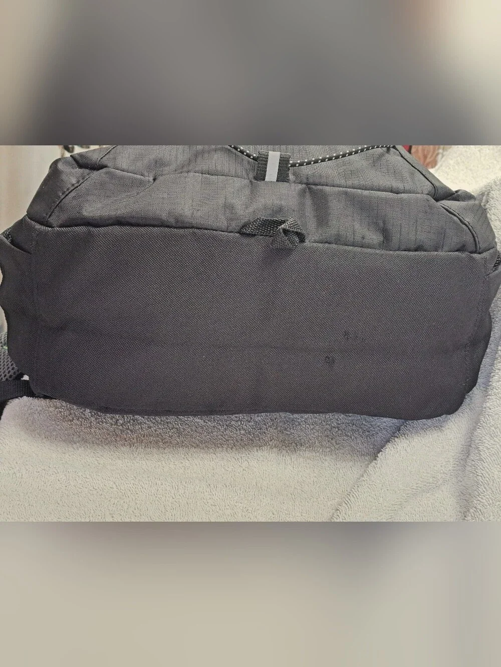 HP Black Laptop Backpack with Green Accents